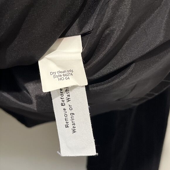 J.Crew Blazer Women’s 8 Velvet Pin Stripe Jacket Three Button Black Classic - Picture 5 of 9